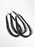 Black Multi-Rope Necklace (3 Pcs)